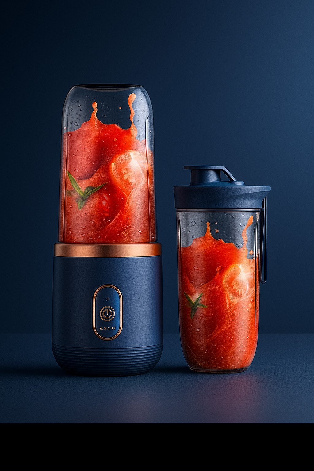 Ultimate Portable Electric Blender with 6 Blades - Perfect for Juices, Smoothies, and Ice Crushing!