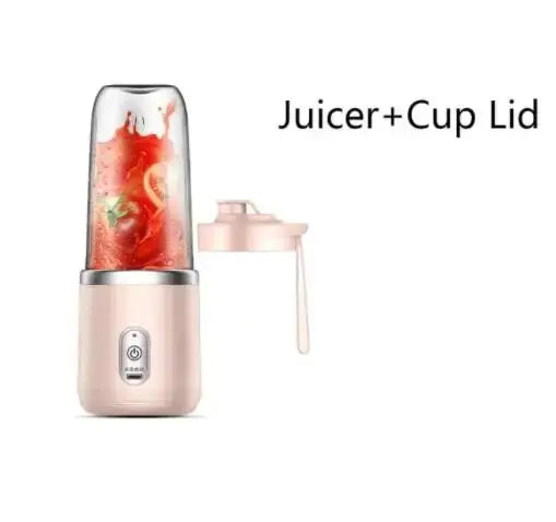 Ultimate Portable Electric Blender with 6 Blades - Perfect for Juices, Smoothies, and Ice Crushing!
